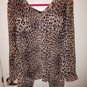 LF Leopard print blouse